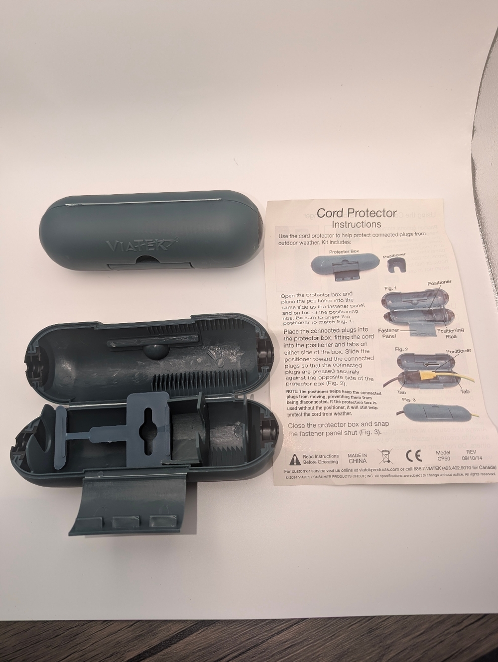 Set Of 2 Brand New Viatek Cord Protectors With Hanger